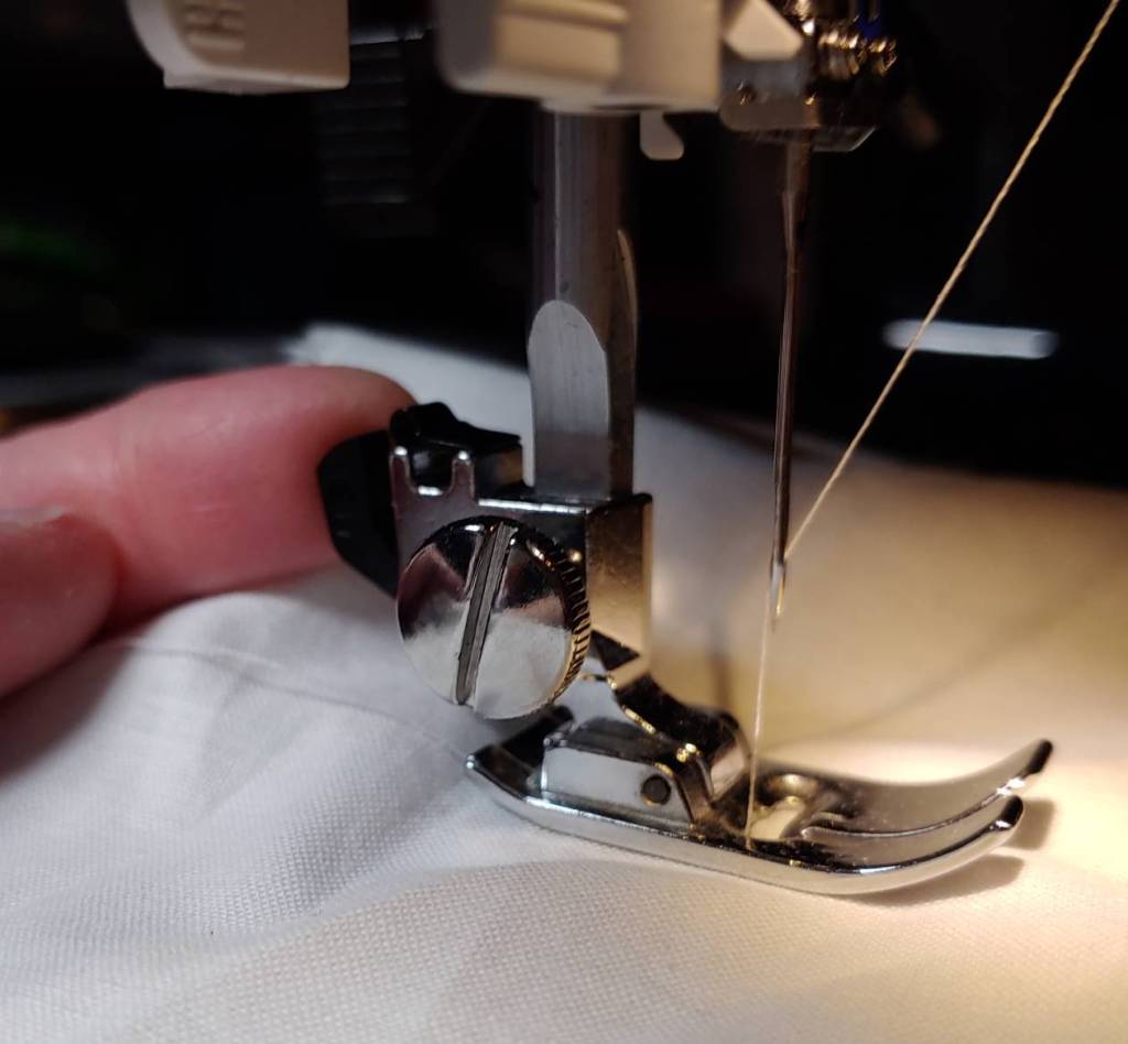 A modern machine with a snap foot