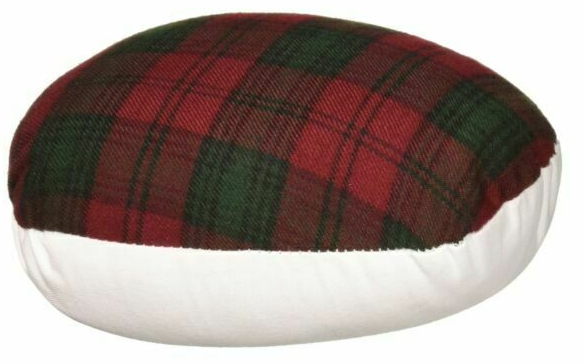 A tailor's ham. A large plush ironing aid that is unfortunately not as edible as the name implies.