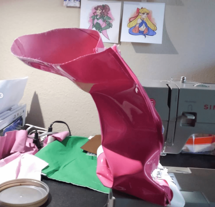 Sewing a boot cuff can be really weird.