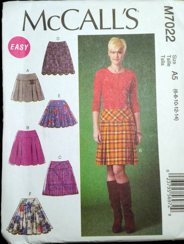 A McCall's skirt pattern