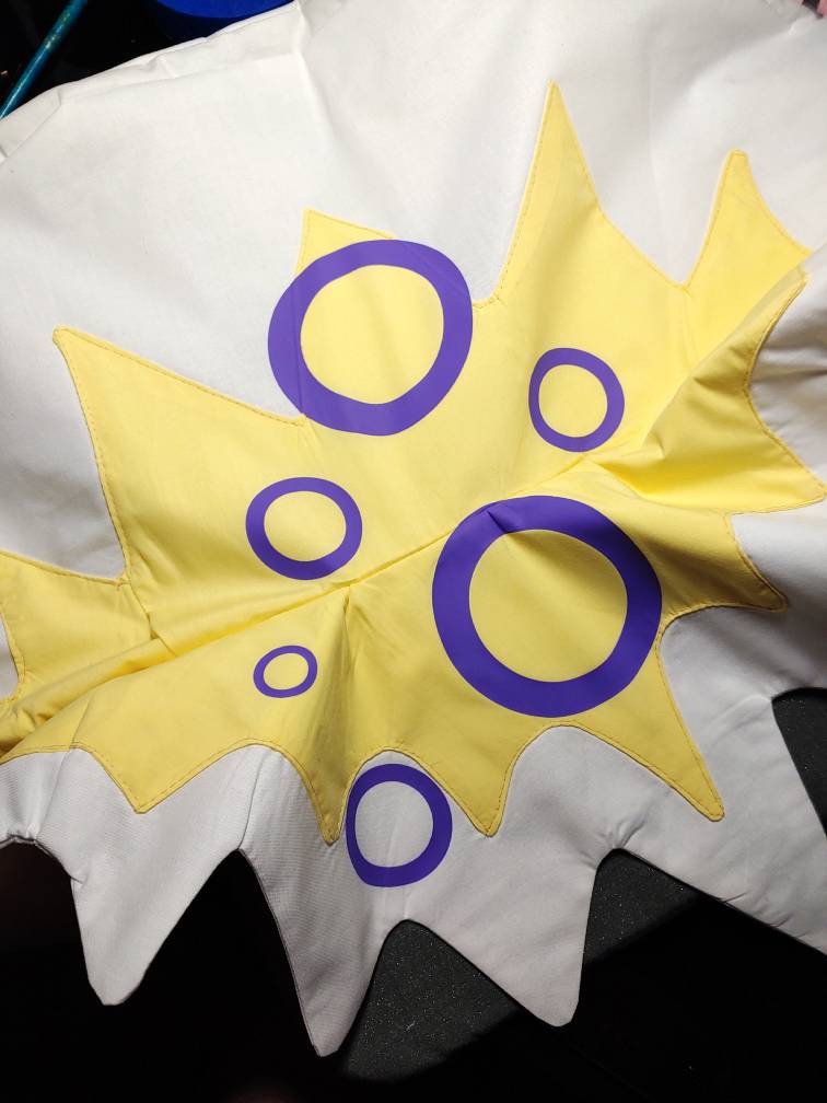 HTV spots added for decoration