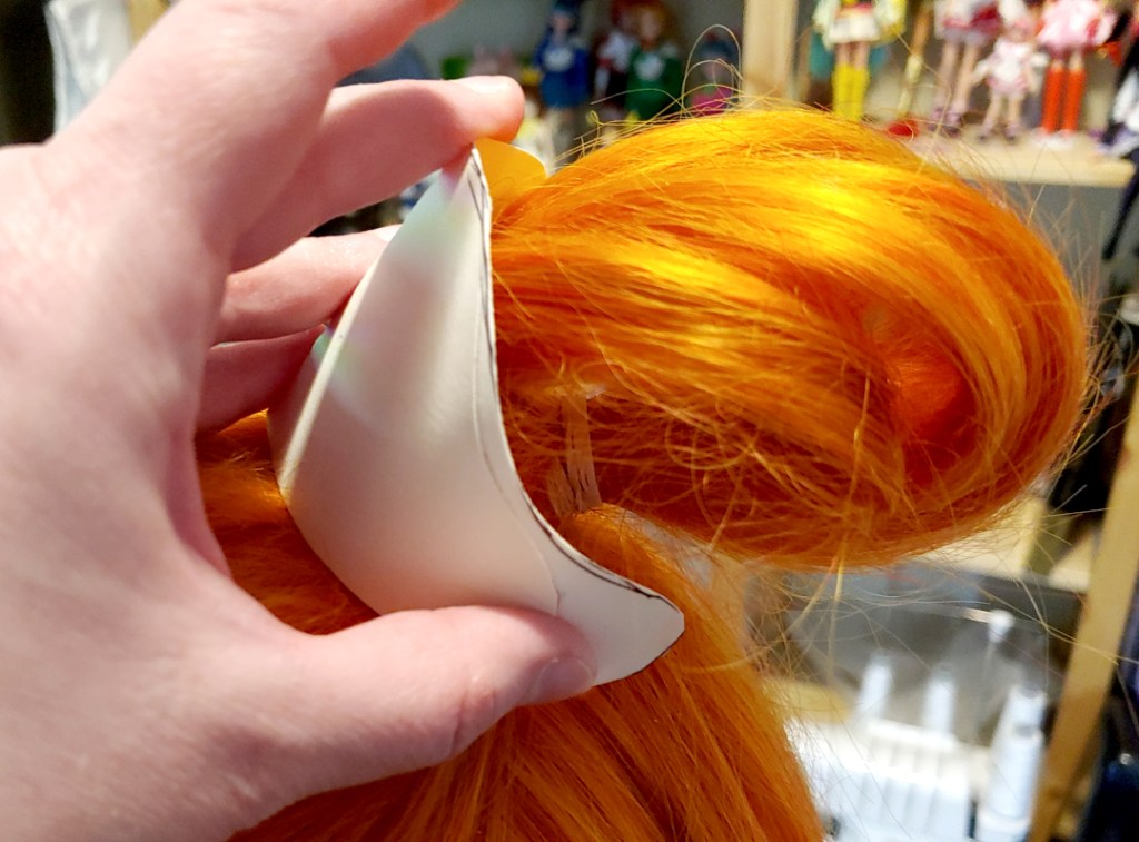 Using posterboard to make a pattern