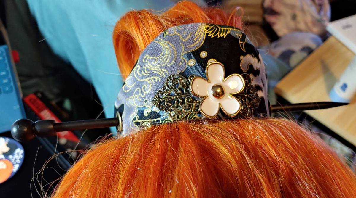 Making a fabriccovered Chinese topknot ornament Leafnin Cosplay