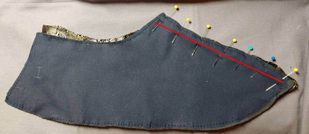 Sewing the bridge seam