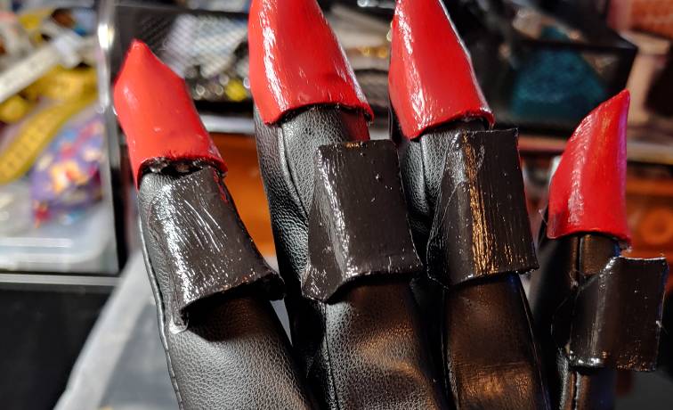 Finger caps on the second joint of my fingers