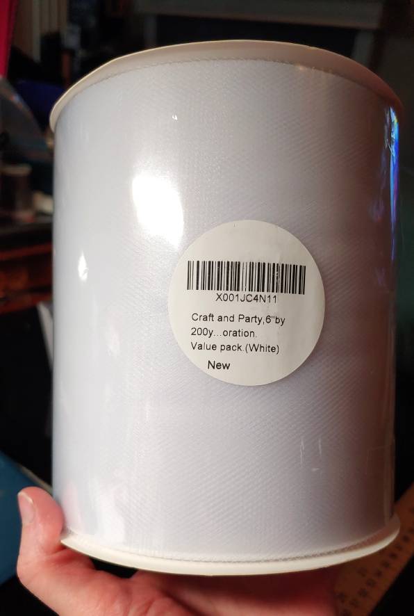 a spool of party tulle