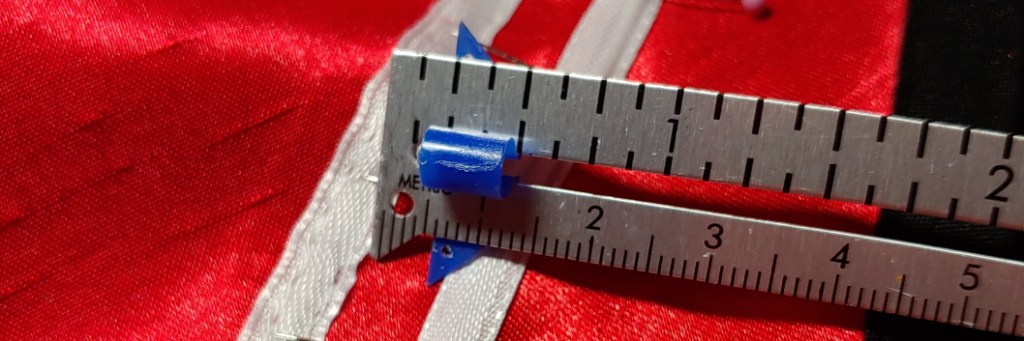 A sewing gauge showing off how precise measurements can be
