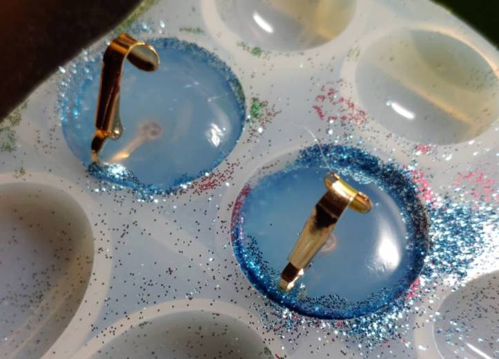 Earring backs in gems