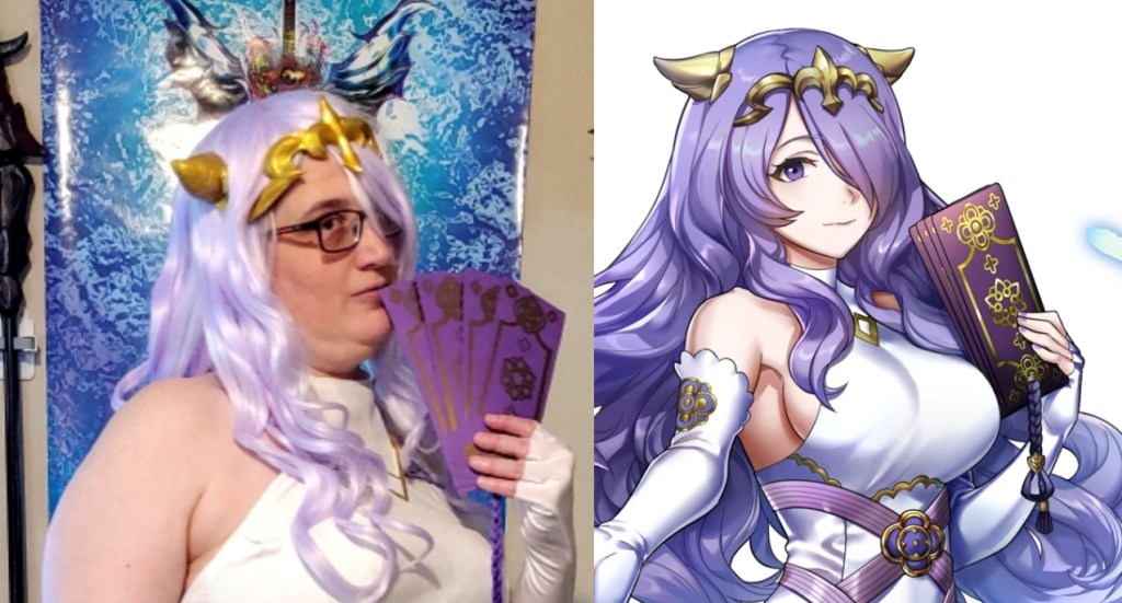 Camilla's crown. Final version vs drawn art