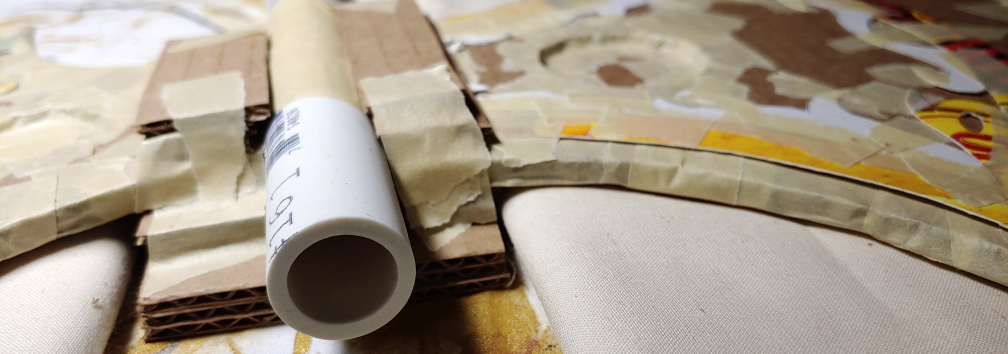 Taping the layers together