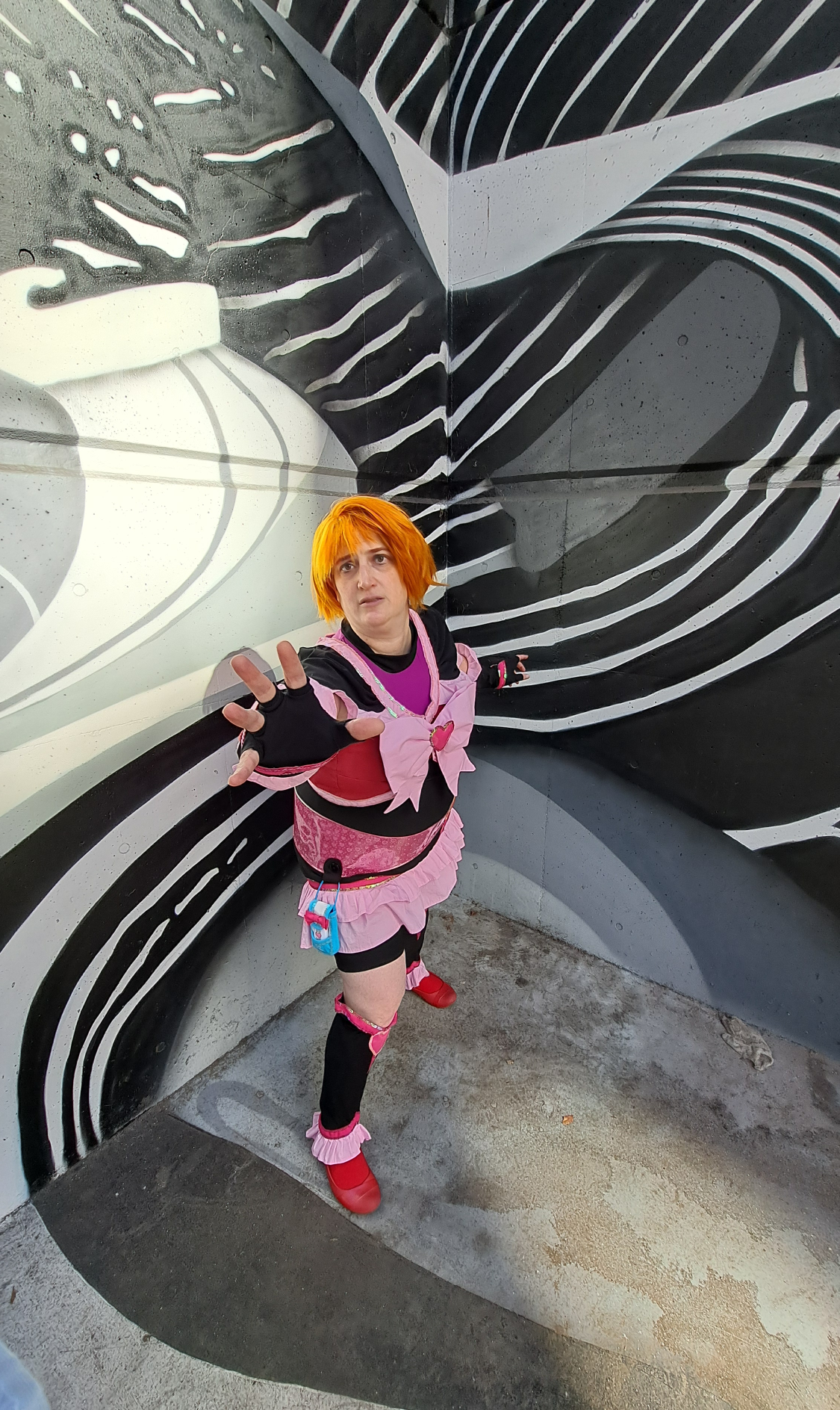 Cure Black reaching out for help in a black and white world