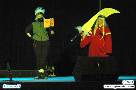 Kakashi with Inuyasha aka Zabuza