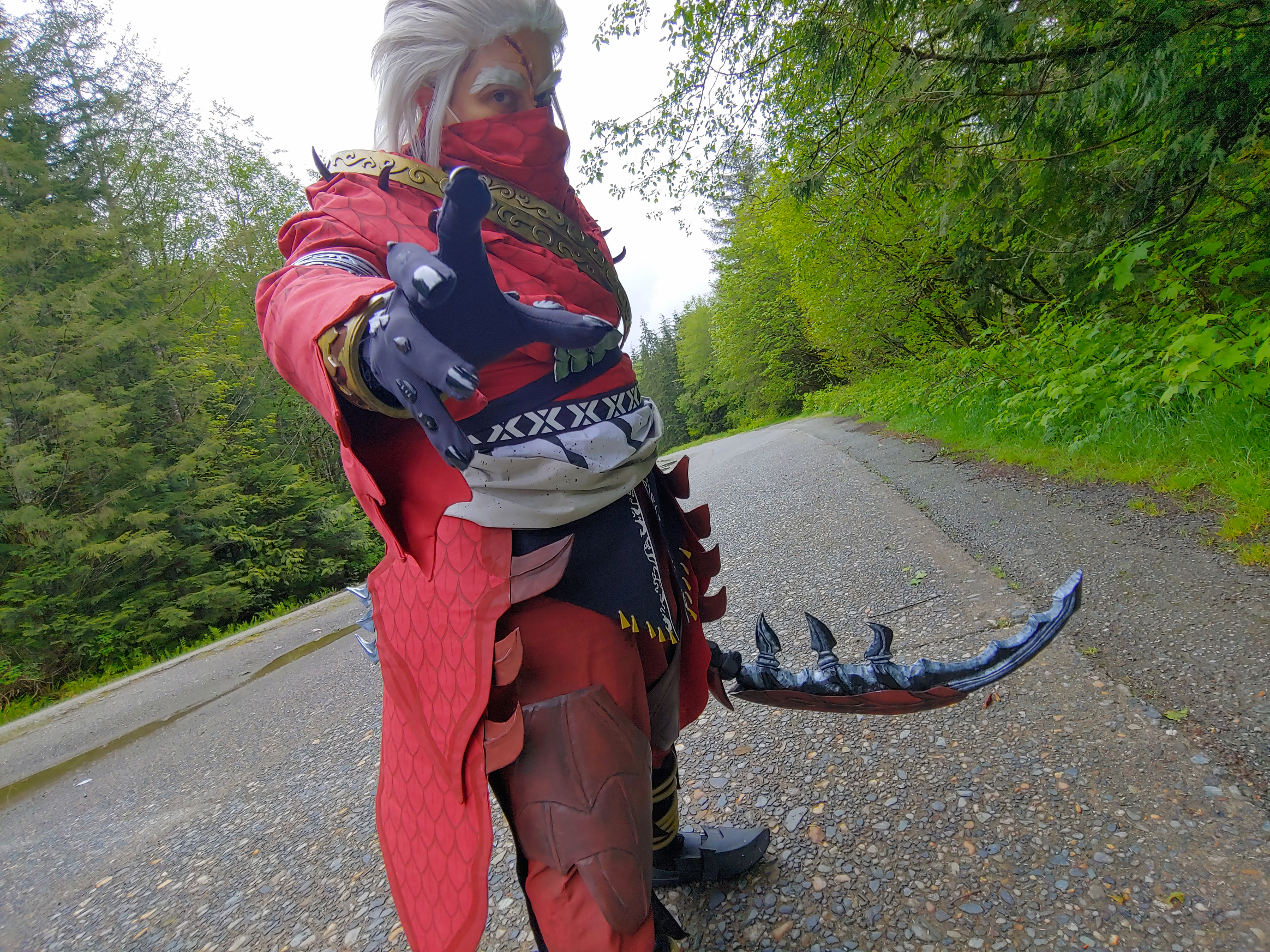 Ran'jit reaching forward. Game over.