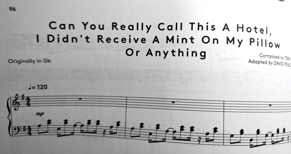 longest title in the book, "Can You Really Call This A Hotel, I Didn't Receive A Mint On My Pillow Or Anything"