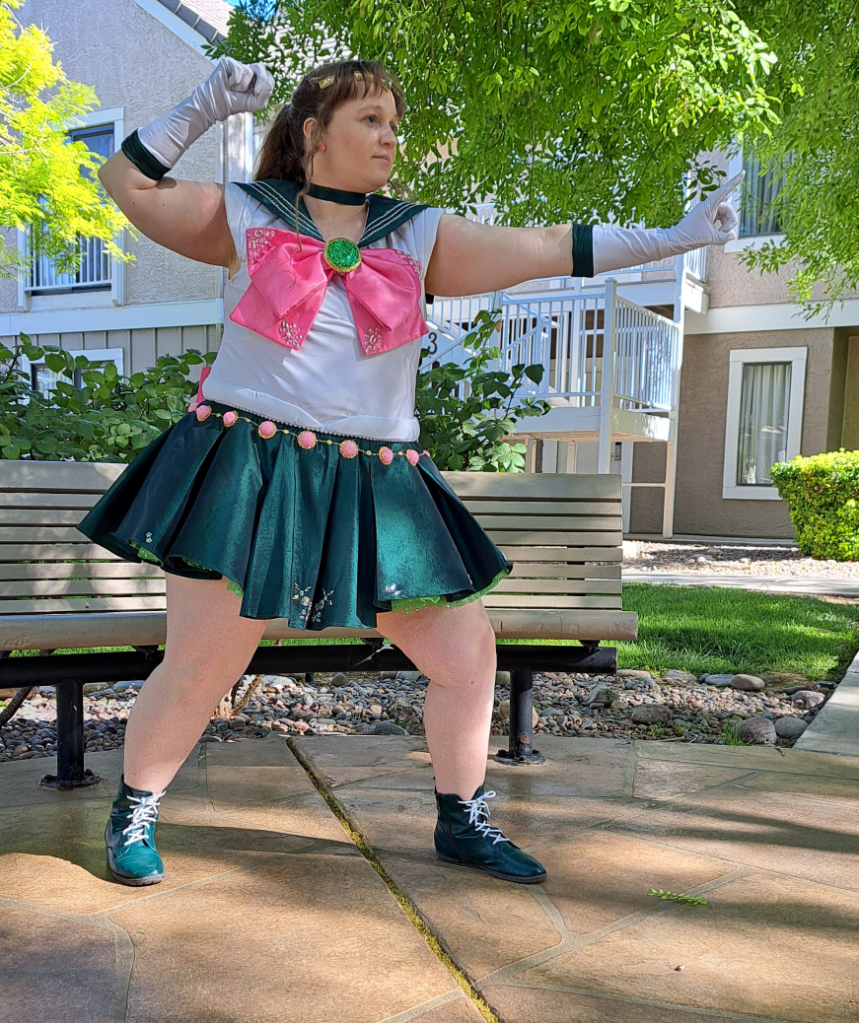 Jupiter in a transformation pose